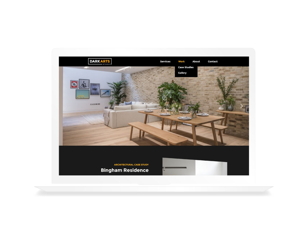 Darkarts-laptop-Wanaka-Website-Design-Branding-Graphic-Designer